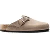 Image de Sabots cuir huilé Birkenstock Boston Oiled Marron 38 Étroit 1019484