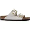 Image de Mules femme Birkenstock Arizona Birko-Flor Blanc 37 Étroit 1020021