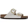 Image de Mules femme Birkenstock Arizona Birko-Flor Blanc 41 Étroit 1020021