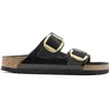 Image de Mules femme Birkenstock Arizona Big Buckle Natural Leather Patent Noir 40 Étroit 1021476