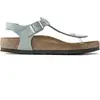 Image de Tongs femme Birkenstock Kairo Nubuk Leather Bleu 39 Étroit 1021646