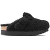 Image de Sabots femme Papillio Boston Big Buckle Platform Fur Noir 38 Étroit 1021734