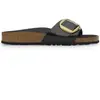 Image de Mules vernis cuir naturel femme Birkenstock Madrid Noir 38 1022541