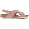 Image de Sandales cuir suède femme Birkenstock Tulum Rose 37 Étroit 1023312