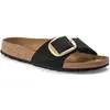 Image de Mules cuir nubuck femme Birkenstock Madrid Noir 38 1023342