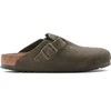 Image de Sabots Birkenstock Boston Suede Vert 39 1024721