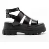 Image de Sandales compensées femme Buffalo Aspha GLD Noir 40 1602025