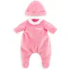 Image de Vêtements pour petit poupon 30 cm : Pyjama Rose et Bonnet Corolle-9000110620