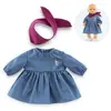 Image de BB30 Robe en Jean Ml + Foulard Petit Explorateur - Corolle Vetements