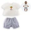 Image de T-shirt et short Petit explorateur pour poupon 30cm