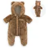 Image de Pilote ours brun pour poupon 36cm
