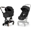 Image de Duo MIOS 2026 Poussette citadine avec nacelle pliable et Châssis Rose Gold Sepia Black