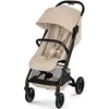 Image de Poussette Compacte et Citadine Beezy 2026 Châssis Noir Almond Beige