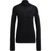 Image de Sweatshirt femme adidas Primeknit Running Mid-Layer H13228 Noir L