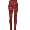 Image de Legging femme Urban Classics Soft AOP Rouge XS TB4771-02763