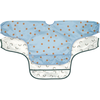 Image de Lot de 2 bavoirs manches longues Happy Rascals Smile bleu ciel