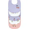 Image de Lot de 5 bavoirs coton bio Happy Fruits Cerise