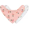 Image de Lot de 2 bavoirs bandanas avec col bénitier Happy Fruits Cerise