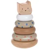 Image de Tour d'anneaux empilables en bois Little Mateys