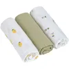 Image de Lot de 3 langes mousseline GOTS Happy Fruits Citron (85x85 cm)