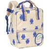 Image de Mini Sac à dos bébé carré Happy Trails Grenouille (20,5x27 cm)
