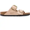 Image de Mules femme Birkenstock Arizona Big Buckle Natural Leather Patent Beige 38 Étroit 1026553