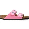 Image de Sandales femme Birkenstock Arizona Birko-Flor Patent Rose 40 Étroit 1026957
