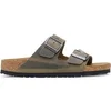 Image de Sandales Birkenstock Arizona Oiled Leather Vert 37 Étroit 1027039