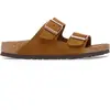 Image de Sandales Birkenstock Arizona Suede Leather Marron 41 1027082