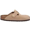 Image de Sabots cuir femme Birkenstock Boston Leather Rose 36 Étroit 1028052