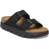 Image de Mules femme Papillio Arizona Platform Suede Leather Noir 38 Étroit 1028403
