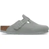 Image de Sabots Birkenstock Boston Suede Leather Beige 40 Étroit 1029214