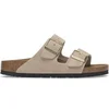 Image de Claquettes cuir suédé Birkenstock Arizona Beige 36 Étroit 1029260