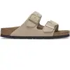 Image de Claquettes cuir suédé Birkenstock Arizona Beige 39 Étroit 1029260