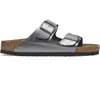Image de Sandales femme Birkenstock Arizona Birko-Flor Gris 40 Étroit 1029224