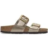 Image de Sandales femme Birkenstock Sydney Cushion Buckle Birko-Flor Vert 37 Étroit 1029372
