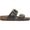 Image de Sandales à boucle femme Birkenstock Sydney Birko-Flor Noir 36 Étroit 1029457
