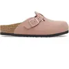 Image de Sabots enfant Birkenstock Boston Birko-Flor Birkibuc Rose 39 Étroit 1029748