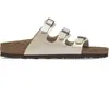 Image de Sandales femme Birkenstock Florida BS Birko-Flor Blanc 39 Étroit 1029818
