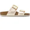 Image de Sandales à boucle synthétique femme Birkenstock Sydney Birko-Flor Marron 37 1030268