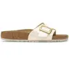 Image de Sandales à boucle synthétique femme Birkenstock Catalina Marron 37 Étroit 1030360