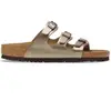 Image de Sandales femme Birkenstock Florida BS Birko-Flor Vert 36 Étroit 1030352