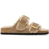 Image de Claquettes femme Birkenstock Arizona Big Buckle Shearling Beige 36 Étroit 1030384