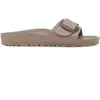 Image de Claquettes à grosse boucle femme Birkenstock Madrid Eva Marron 37 Étroit 1030479