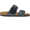 Image de Sandales à boucle coussinée synthétique femme Birkenstock Sydney Noir 39 Étroit 1030932