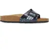 Image de Sandales à boucle coussinée synthétique femme Birkenstock Catalina Noir 39 Étroit 1030889
