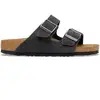 Image de Sandales cuir suède Birkenstock Arizona Noir 42 Étroit 1031625
