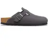 Image de Sabots suède Birkenstock Boston Marron 38 Étroit 1031678