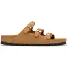 Image de Sandales femme Birkenstock Florida Nubuck Marron 38 Étroit 1031867