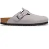 Image de Sabots cuir Birkenstock Boston Suede Violet 37 Étroit 1032791